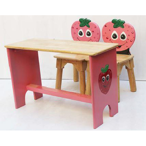 Straw Table with 2 Chairs