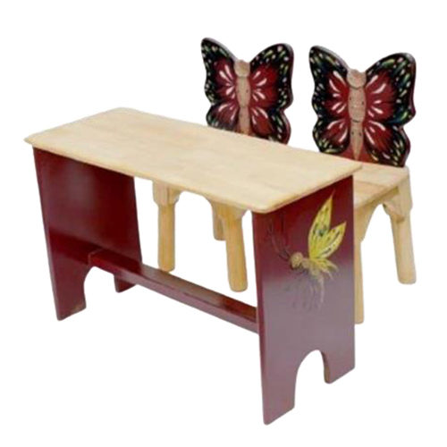 Two Seater Table Set with Shelf