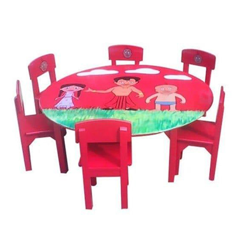 Round Table with 6 Chair