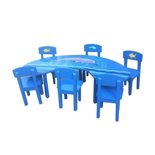 Moon Table with 6 Chair