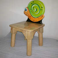 Rubberwood Kids Chair