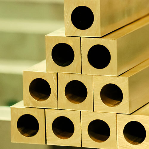 Brass Hollow Square