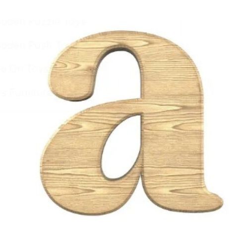Wooden Lowercase Letters Set For Kids Learning And Educational Play