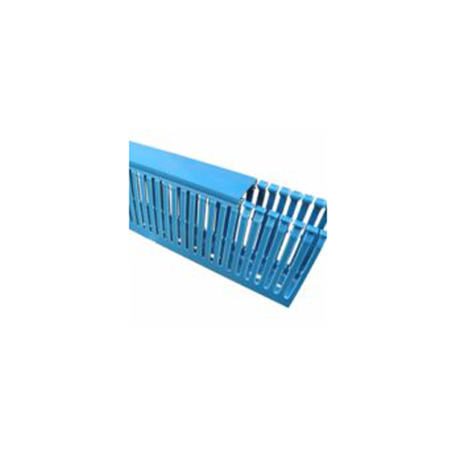 Narrow Slot Wiring Duct - Color: Blue