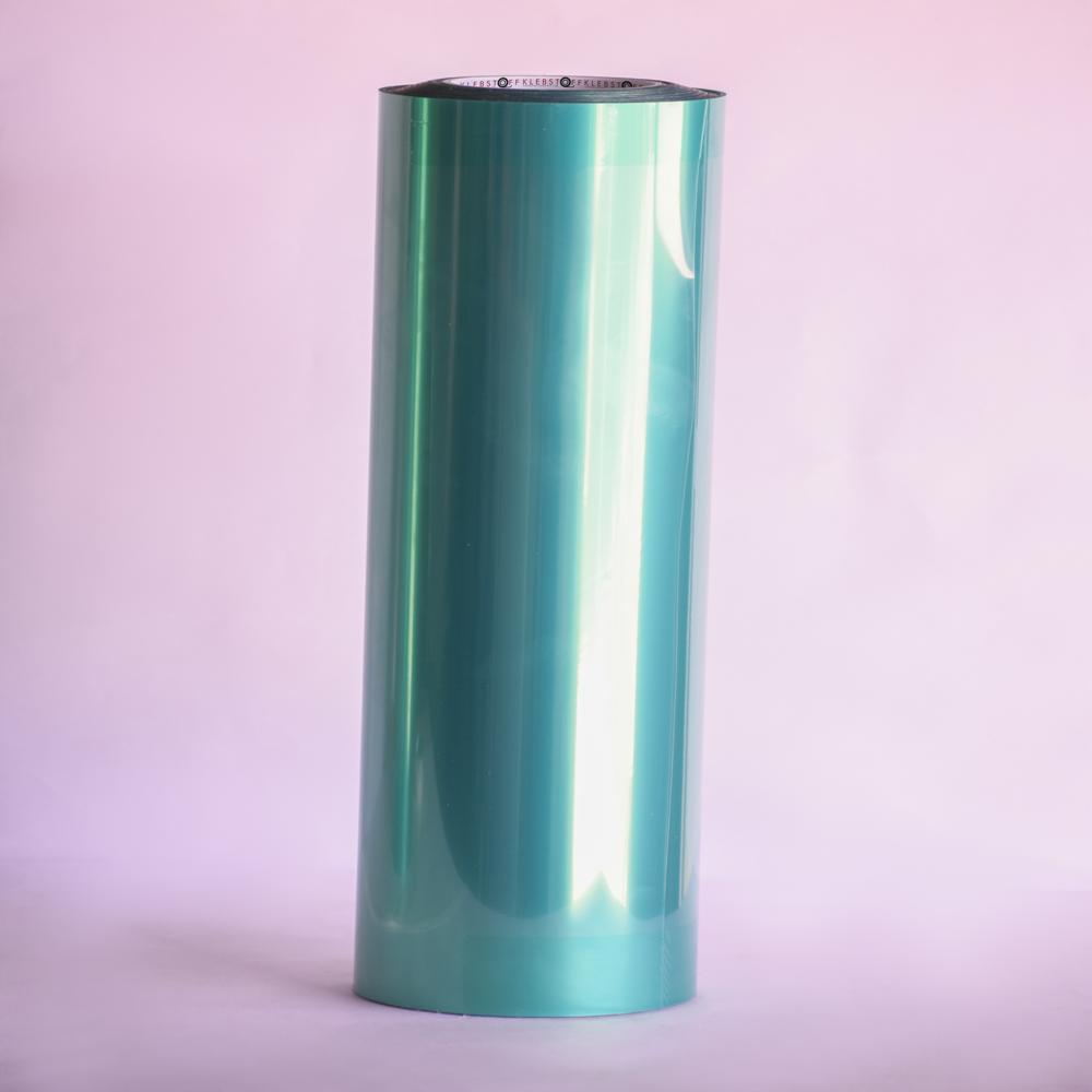 Green Polyester Tape With Fluorosilicone Liner 80 Mic - Length: 50 Meter (M)