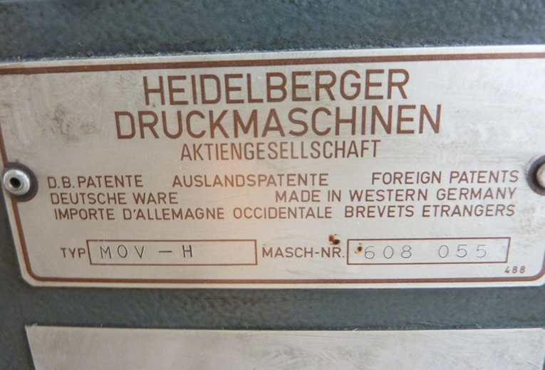 HEIDELBERG MOVH 4 Color Offset Printing Machines