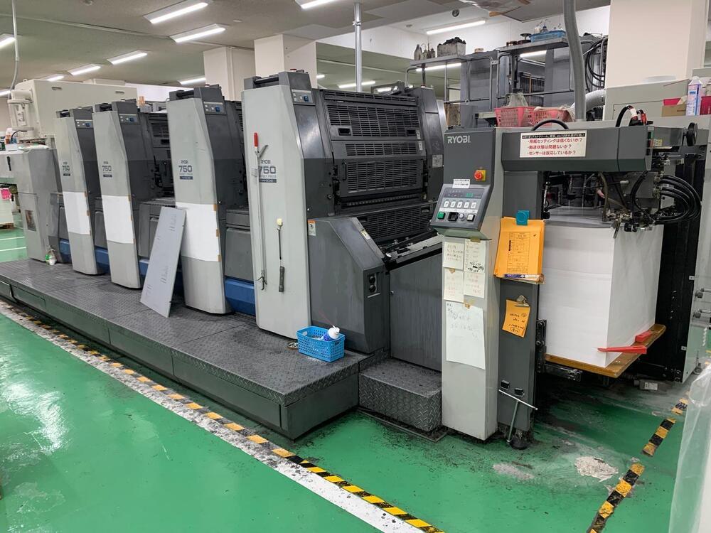 Ryobi 754p 4 Color Offset Printing Machines - Automatic Grade: Semi-automatic