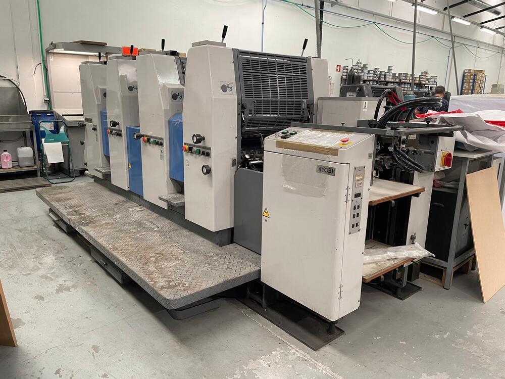 Ryobi 524hx 4 Color Offset Printing Machines - Automatic Grade: Semi-automatic