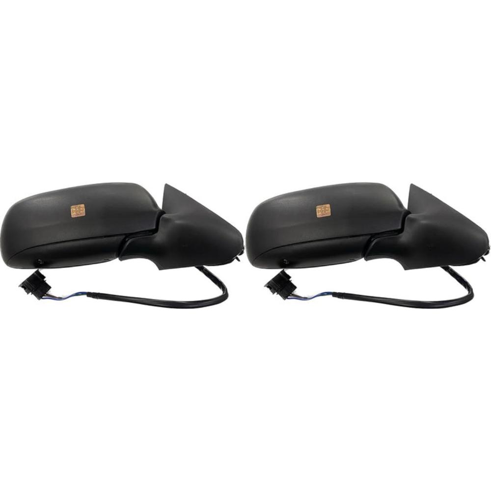 K D Side/Door Mirror for Skoda Octavia NON- AUTOFOLD BLACK ORVM (3 Wire With Coupler)