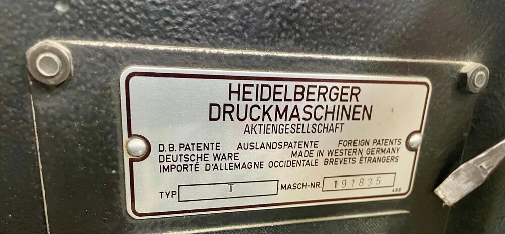 Heidelberg Tiegel Grey Die Cutting Machines