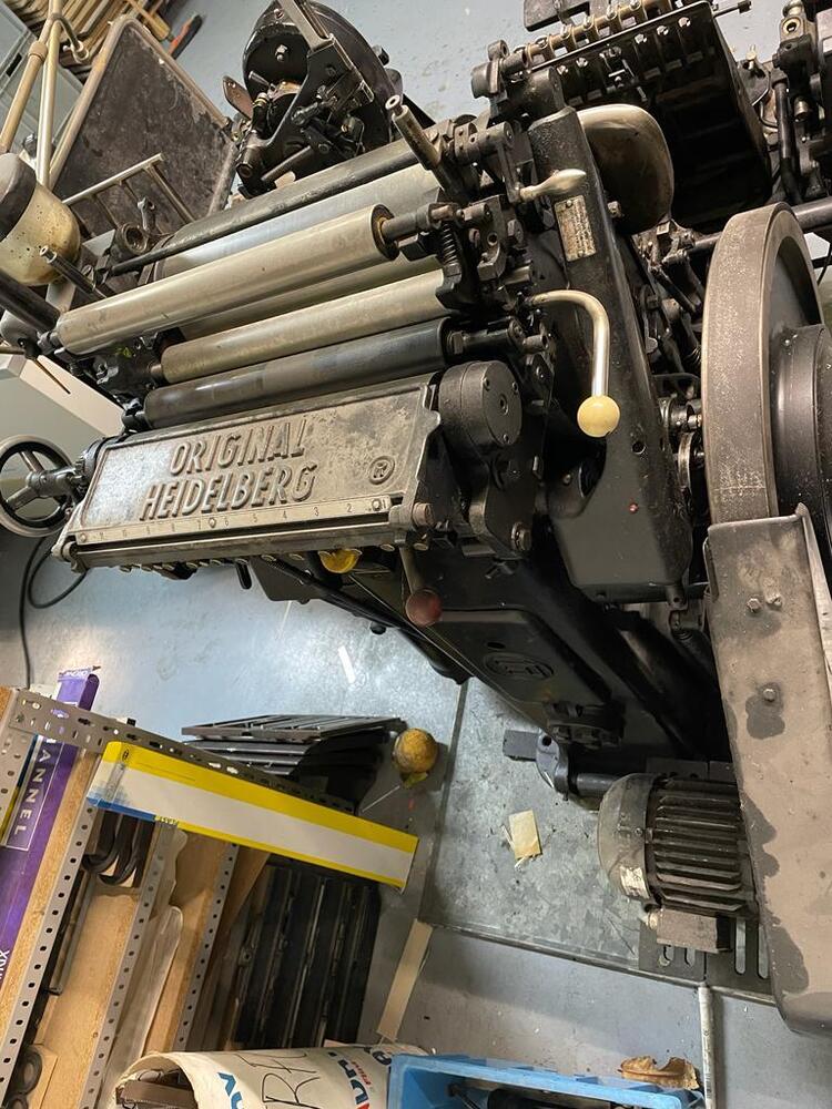 Heidelberg Tiegel Black Die Cutting Machines