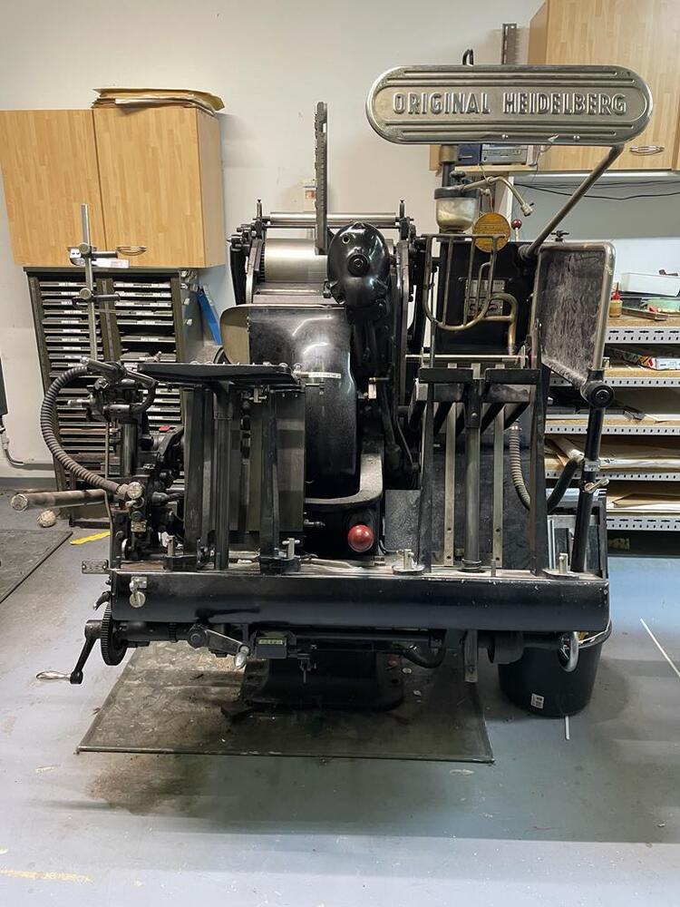 Heidelberg Tiegel Black Die Cutting Machines