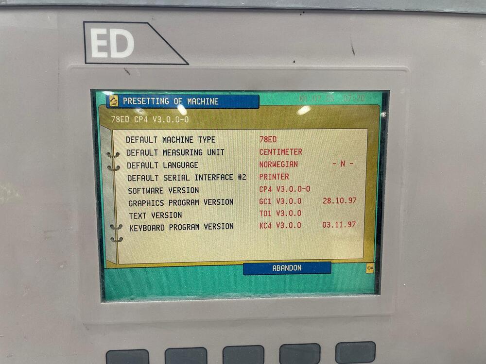 POLAR 78 ED Paper Cutting Machine