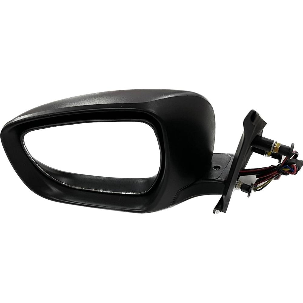 K D 5 WIRE NON-AUTOFOLD Side/Door Mirror for Maruti Dzire 2017- Now Motor with Indicator (Black) with coupler