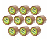 2 Inch 100 Meter Pack Of 10 Brown Bopp Tape