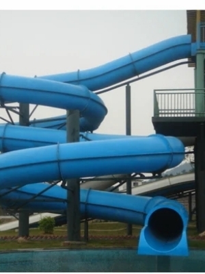 Frp Close Body Slide Water Park - Style: Outdoor