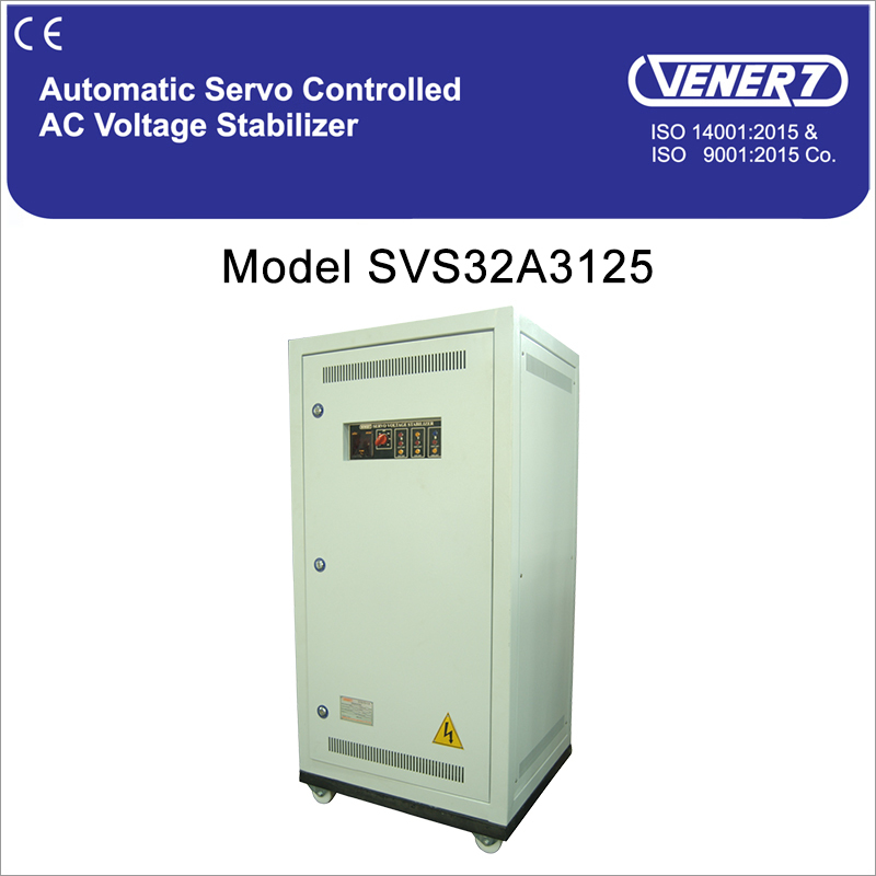 125 kVA Air Cooled Servo Voltage Stabilizer