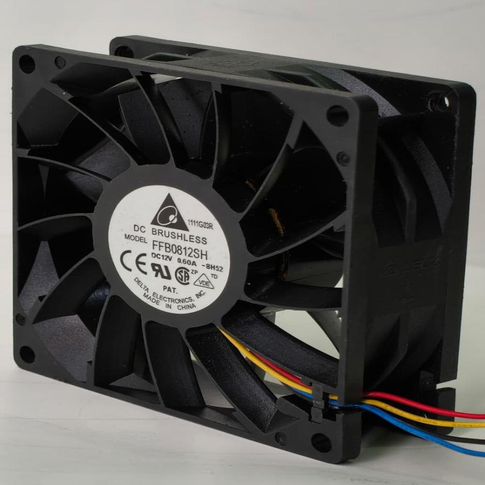 DELTA FFB0812SH 12V DC 0.60A 8025mm PLASTIC BALL Bearing Industrial Axial Cooling Fan