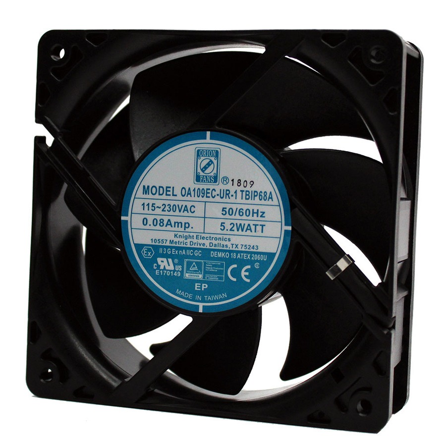 Orion OA109EC-UR-1 TBIP68A 115-230V AC 5.2W 0.08A Universal 12038mm Industrial Axial Cooling Fan