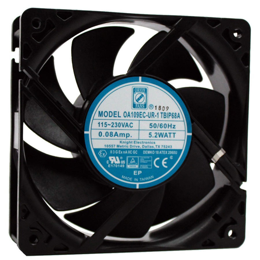 Orion OA109EC-UR-1 TBIP68A 115-230V AC 5.2W 0.08A Universal 12038mm Industrial Axial Cooling Fan