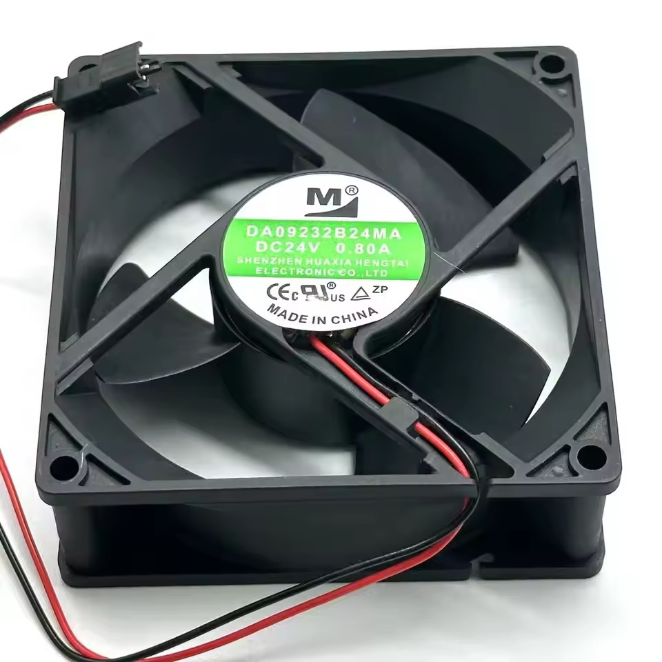 M DA09232B24MA 24V DC 0.80A 9032mm Ball Bearing 2-Wire Server Industrial Axial Cooling Fan
