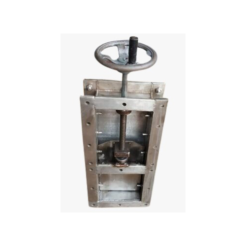 Slide Gate Valve - Color: Silver