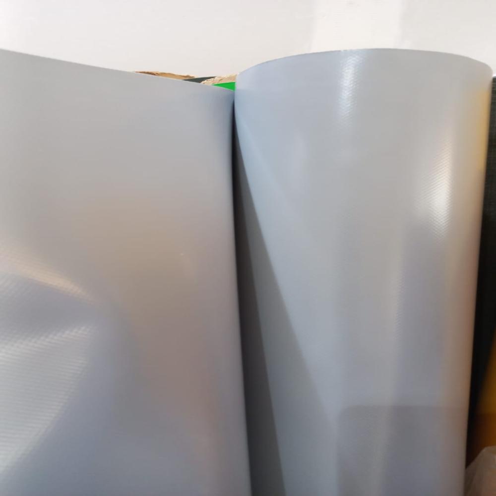 550 GSM PVC BOTH SIDE COATED GREY COLOR 