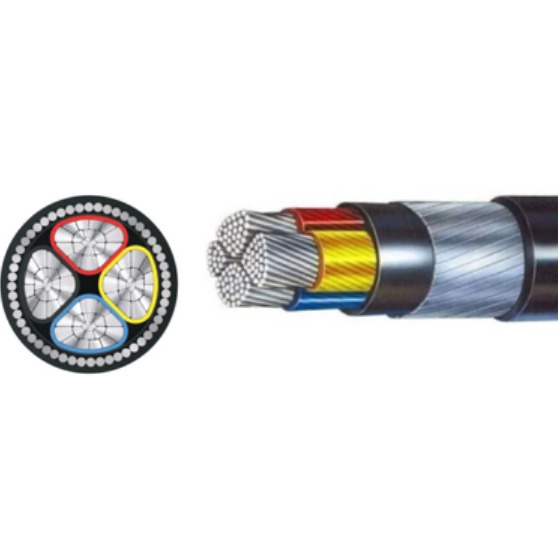 4 Core 25 SQmm A2XFY Aluminium Xlpe Insulated Armourd Cable