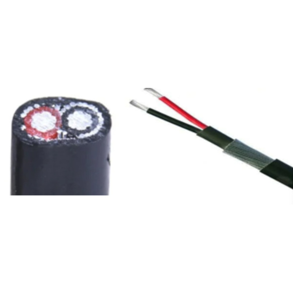 2 Core Aluminium Insulated Armourd And Unarmourd Cable - Color: Black