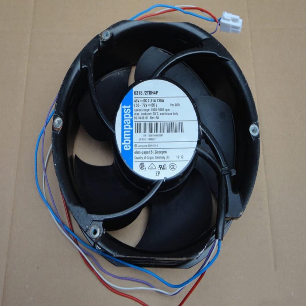 EBM PAPST 6318/2TDH4P 48V DC 2.81A 135W 17251mm Ball Bearing Industrial Axial Cooling Fan 