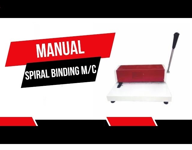 Lc 18" Delux Heavy Duty Spiral Binding Machine A-3 - Dimension (l*w*h): 580x380x220mm Approx Millimeter (mm)