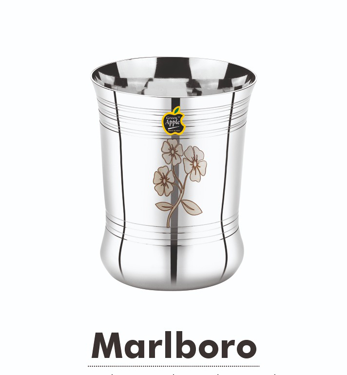 Marlboro Design Stainless Steel Glass - Design: Attractive