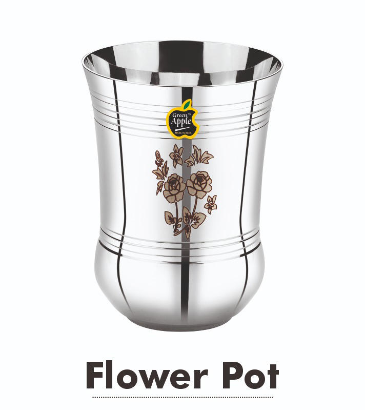 Flower Pot Shaped Glass - Design: Attractive