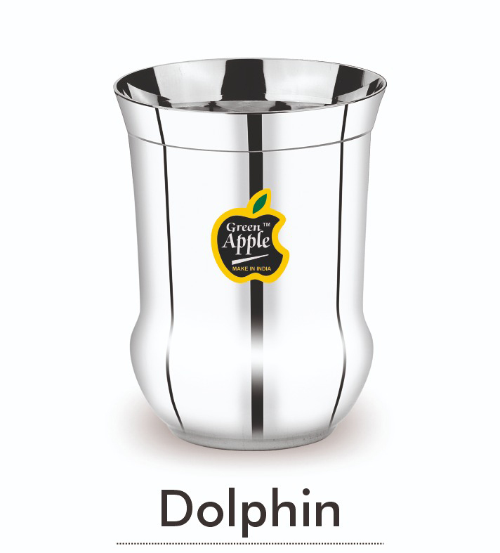 Dolphin Shaped Stainless Steel Glass - Design: Attractive