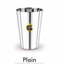 Classic Stainless Steel Plain Glass