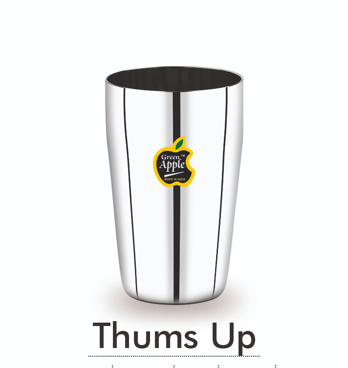 Thums Up Branded Design Glass - Design: Attractive