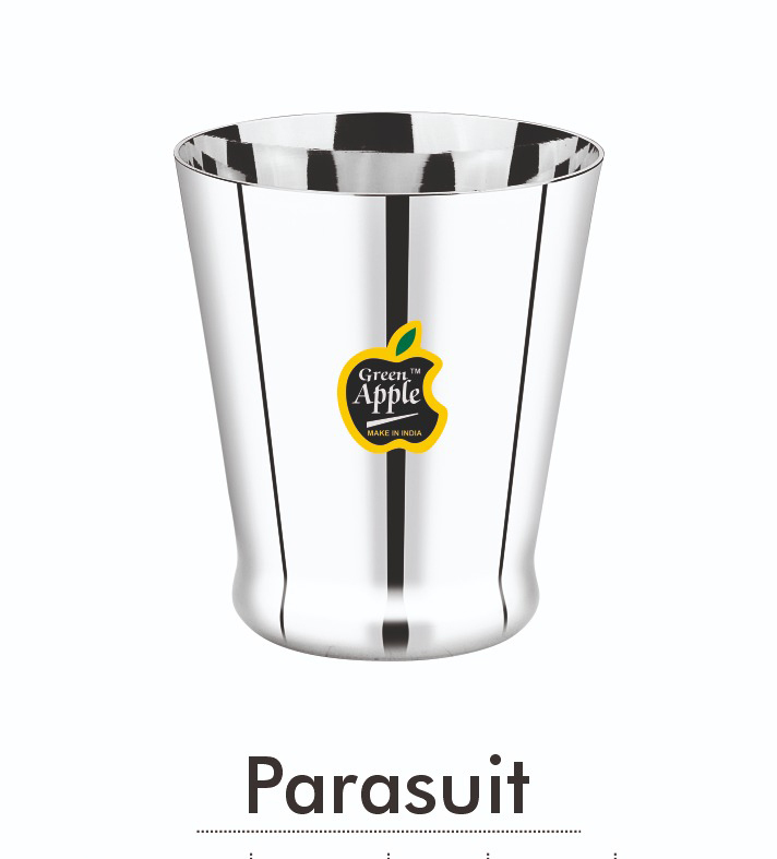 Parasuit Design Stainless Steel Glass