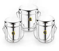 Stainless Steel Small Russian Milkpot - Color: Silver