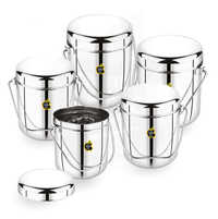 Premium Stainless Steel Medium Russian Milkpot - Color: Silver