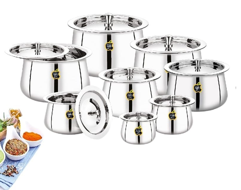 Stainless Steel Handi Pot