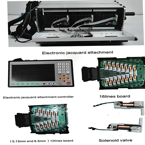 Jacquard Attachment Device - Color: White