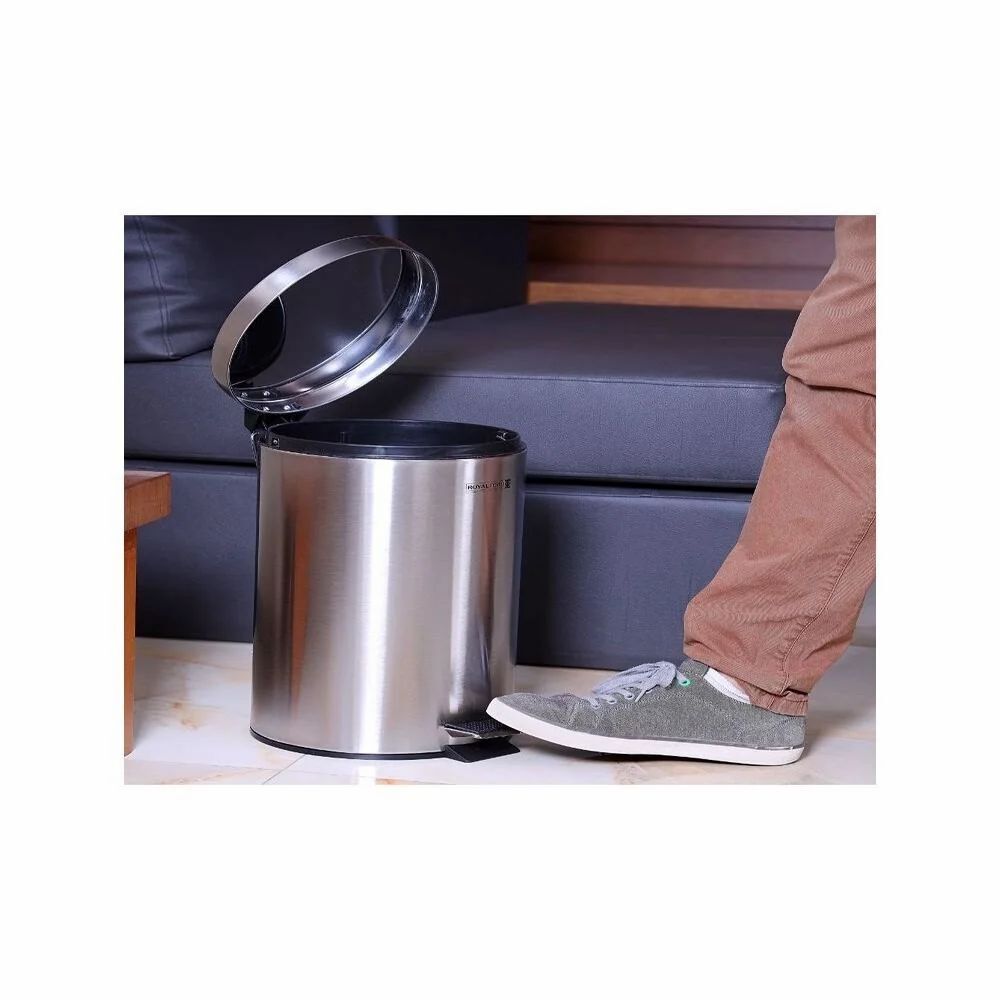 Stainless Steel Round Dustbin