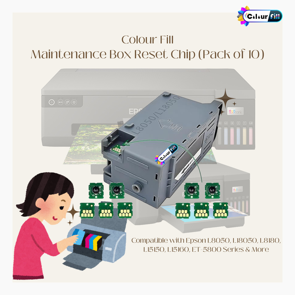 C9345N Maintenance Box Reset Chip Pack Of 10 - Color: Multicolor