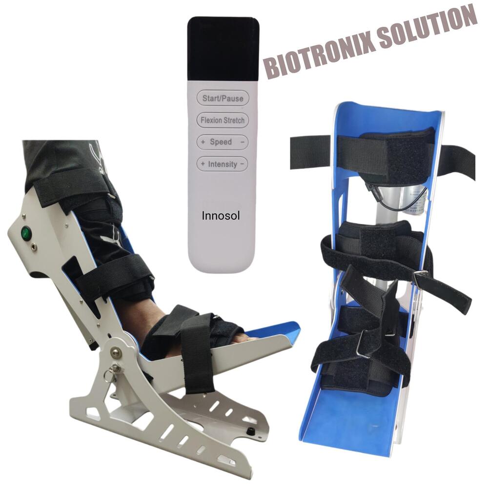 Efficient Motorized Ankle CPM With Quiet Operation And Smooth Movement