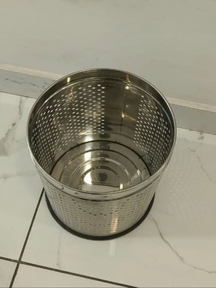 Stainless Steel Perforated Pedal Bin