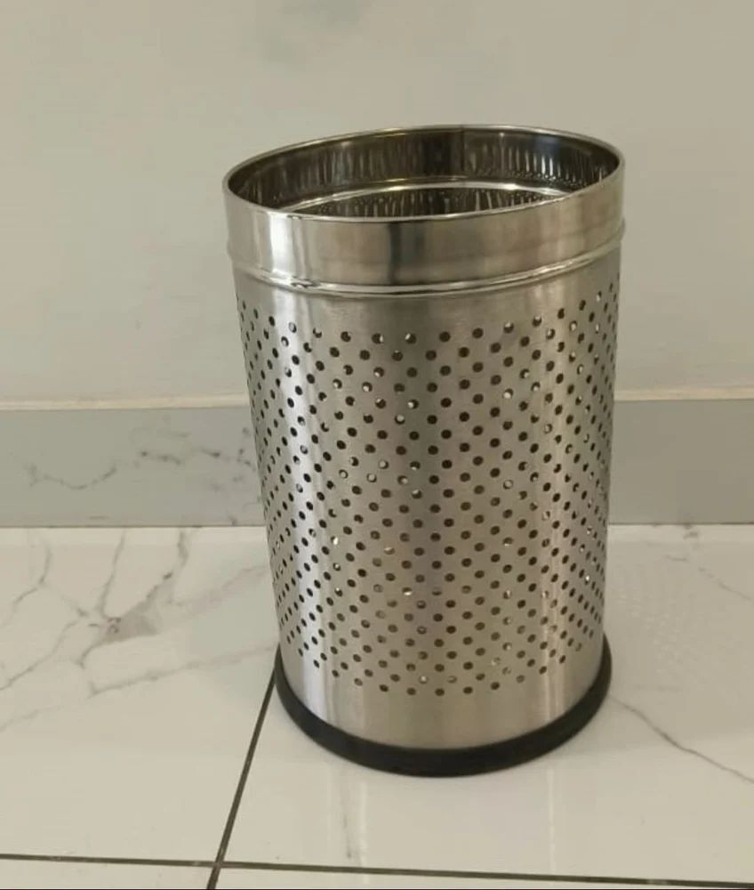 Stainless Steel Perforated Pedal Bin