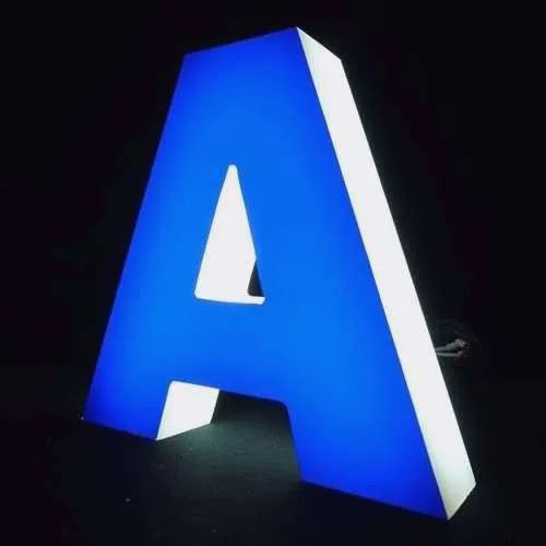 A Font LED Letter