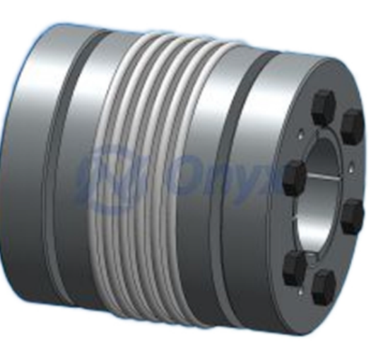 External Taper Ring Bellow Coupling - Color: Grey