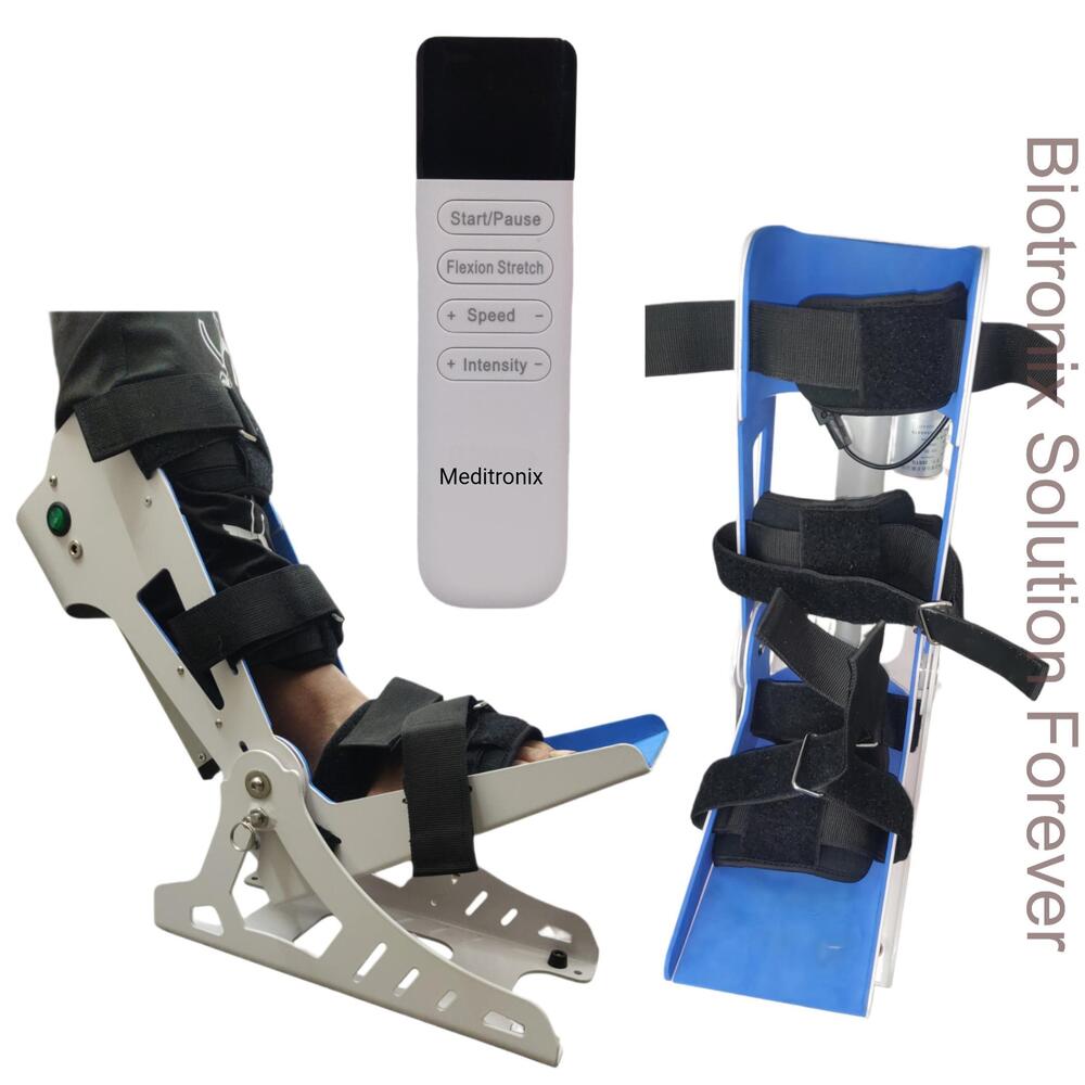 Motorized Ankle CPM Device For Smooth Plantar And Dorsiflexion Training