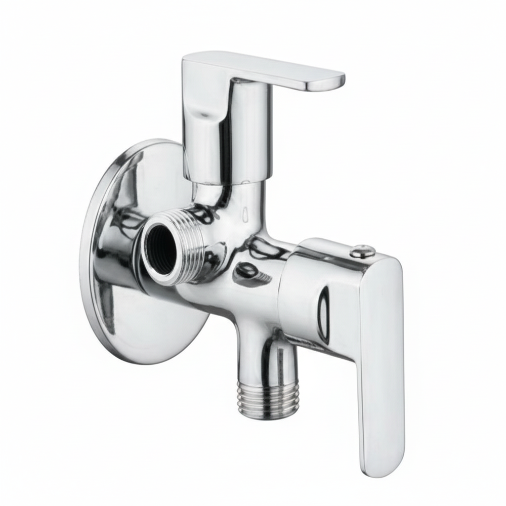 Raz-1513 Razor Brass 2 In 1 Angle Valve - Color: Silver
